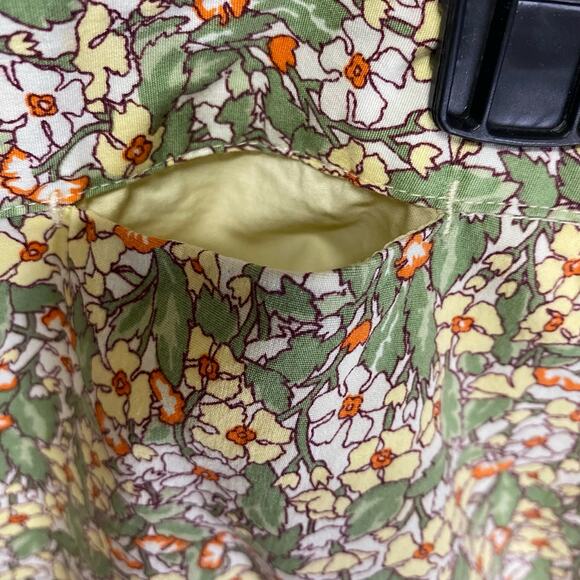 Vintage American Eagle Retro Stretch Floral Mini Skirt Sz 0 Woman's - Picture 6 of 8